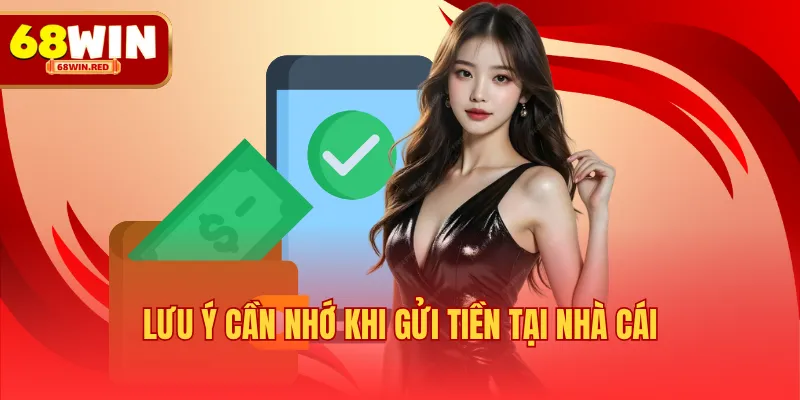 Lưu ý cần nhớ khi gửi tiền tại nhà cái