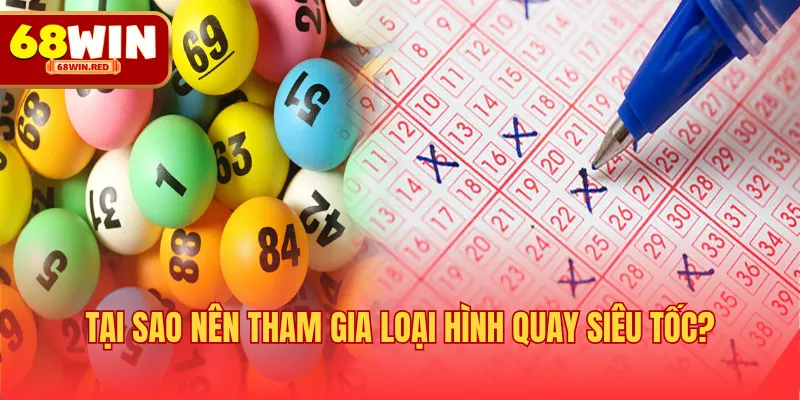 Tại sao nên tham gia loại hình quay siêu tốc?